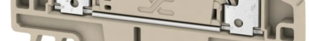 Morsetto di passaggio Weidmüller A2C PUSH IN 1.5mm² TS35 beige 