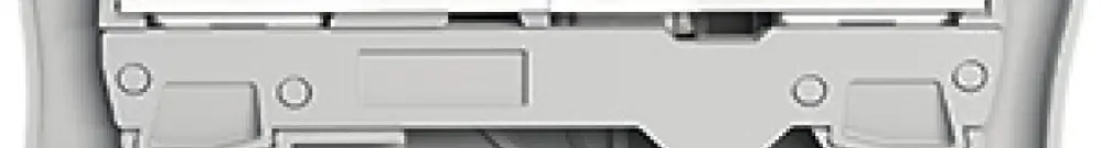 Borne de passage WAGO TopJob-S 6mm² 2L gris série 2206 