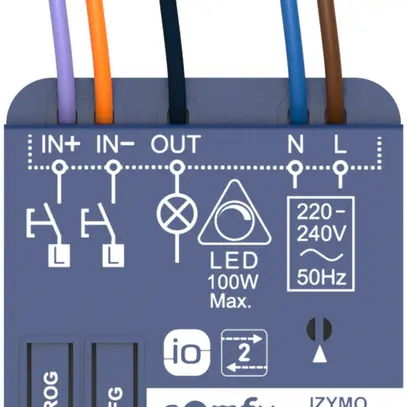 Récepteur RF INC Somfy izymo io DIMMER, actionneur-variateur 1-canal 230V/150W 