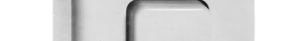 Capot AP FH pour interr. poussoir blanc 