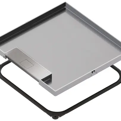 Cassetta in acciaio inox Hager Q12 OT LE 244mm acciaio inossidabile 