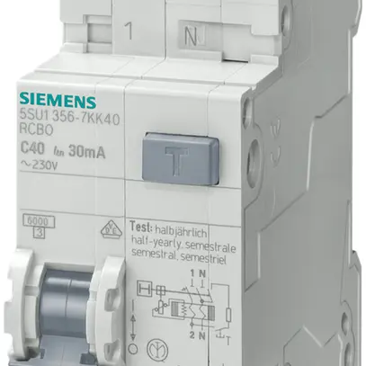 Disgiuntore differenziale Siemens SENTRON 1LN C-25A 6kA, 30mA tipoA 
