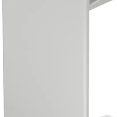 Piastra terminale Bettermann p.canale d'installazione WDK bianco puro 60×150mm 