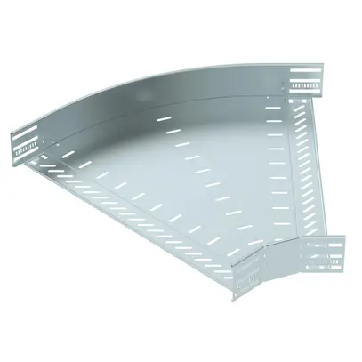 Coude BET RB 45° 85×600mm acier zingué en continu 