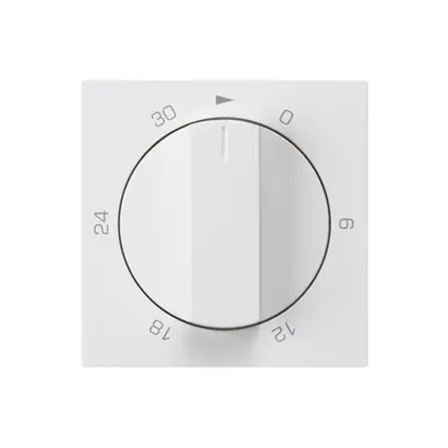Kit frontale 30min 60×60mm bianco kallysto per interruttore temporizzato 