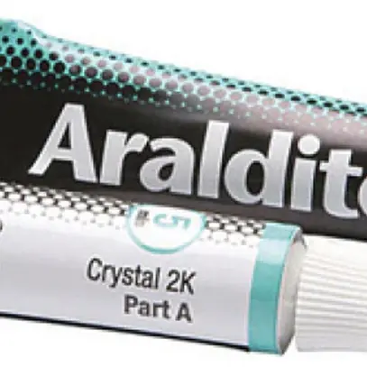 Colle à deux composants Araldite Crystal tubes individuels 300s 2×15ml 