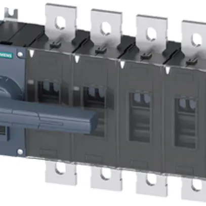 Sectionneur de charge AMD Siemens SENTRON 3KD4 4P 630A 1000V 8NC 8NO IP00 gris 