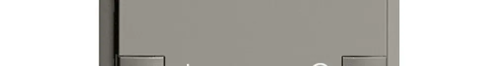 Kit frontal ON-OFF 1c/1t ZEP 60×60mm gris foncé 