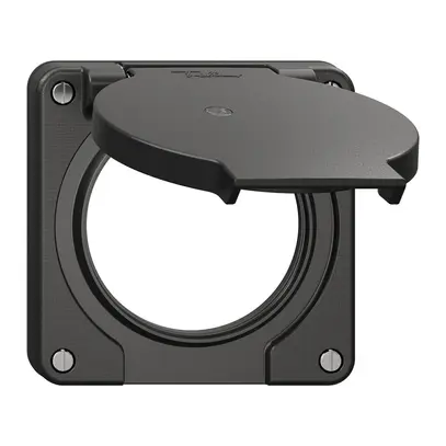 Couvercle avec clapet NEVO Ø60mm pour prise 2-fois lum. no (joint no) 