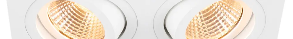 EB-LED-Spot SLV NEW TRIA 13.6W 610lm 927 38° DIM 170×90mm weiss 2×Spot 