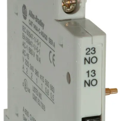Hilfskontaktblock AB 140A-C-ASA11, 1S+1Ö, links ansteckbar 