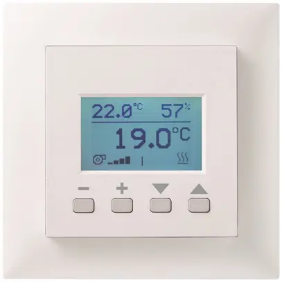 Régulateur humidité/température ENC digitalSTROM FTW06 LCD, EDIZIOdue blanc 