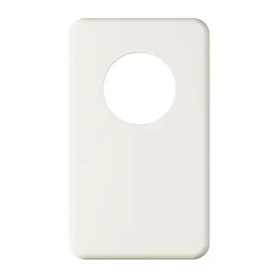 Abdeckplatte I-I 43mm+blind weiss 