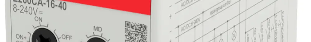 Télérupteur ABB E260CA-16-40 2UM 8…240VUC/16A 4000W 4F 