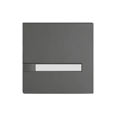 Pulsante 1/1 EDIZIO.liv SNAPFIX® p.KNX&UNI s.LED c.targ.comando 1 tasto grs 