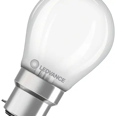 LED-Lampe LEDVANCE CLAS P B22d 4.8W 470lm 2700K DIM Ø45×76mm mattiert 