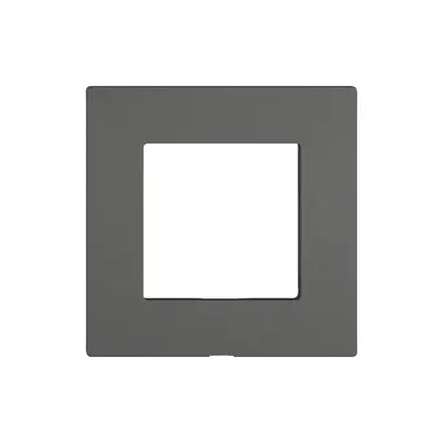 Frontplatte EDIZIO.liv Wiser 60×60mm dunkelgrau 