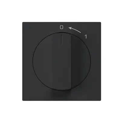 Kit frontal pour contact pivotant noir 60×60mm kallysto 0<-1 