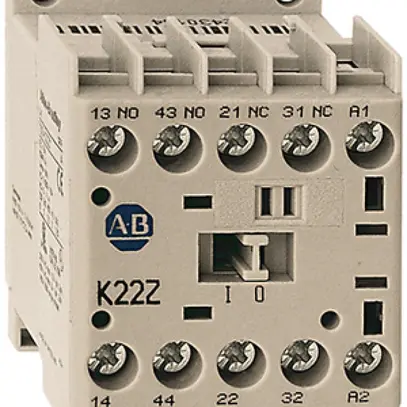 Contattore ausiliare INS AB 700-K22Z-KJ (24VAC), 2Ch+2R, 10A 