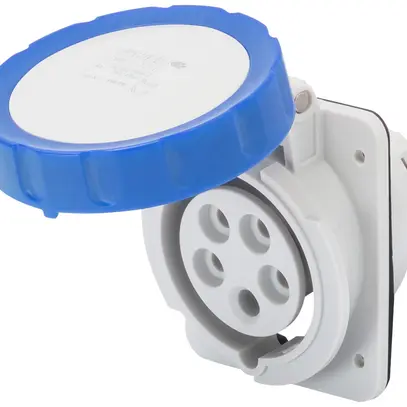 Presa CEE INS Gewiss 309 HP 5P 16A 230V bl 9h IP67 a vite 85×75mm 