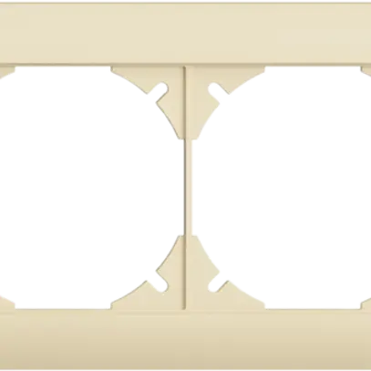 UP-Kopfzeile EDIZIOdue SNAPFIX® 1×4 horizontal 257×77mm crema 