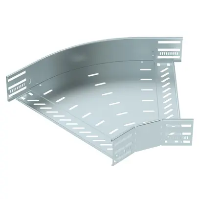 Coude BET RB 45° 85×400mm acier zingué en continu 
