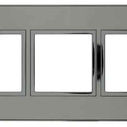 En-tête ENC Legrand Arteor 1×3 horizontal 213×92mm Stainless Steel 