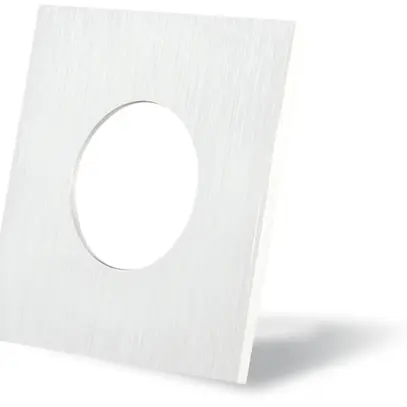 Bague décorative DOTLUX p.Downlight LED MULTI/MULTIsun 84×84mm alu brossé 