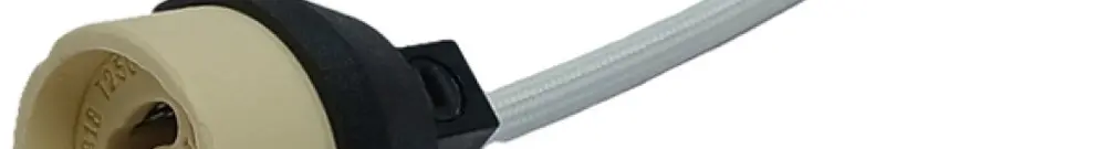 Portalampada ELBRO GZ10/GU10 ceramica con pressacavo 0.75mm² 