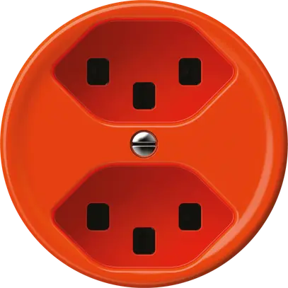 Presa origin 2×tipo 23 16A 230V 60×60mm arancione 