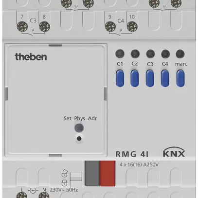 Actionneur-commutateur AMD Mix 2 RMG 4 I KNX Theben 