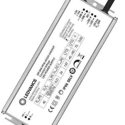 Convertisseur LED LEDV 1…10V DIM OUTDOOR PERFORMANCE 40W 24V 179×63×38mm IP66 