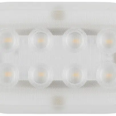 Plafoniera/applique LED DOTLUX OVAL 4.5W 370lm 4000K IP44 160mm bianco 
