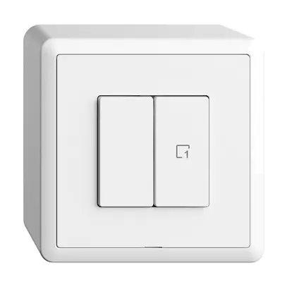 Stazione secondaria per interruttore AP 1c/2t scena WLAN Edue Wiser bianco 