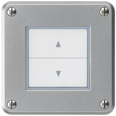 Pulsante per tapparelle INC robusto IP55 alluminio con 2 tasti di comando 