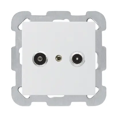 Presa antenna INC kallysto R/TV montaggio B 19dB 2GHz bianco 