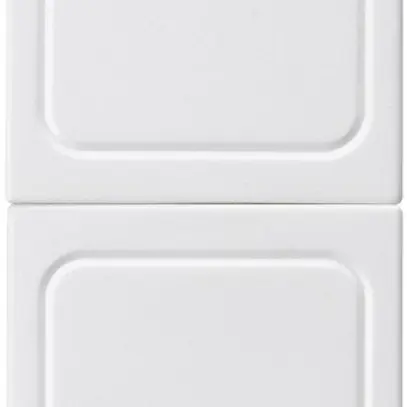 Placca di chiusura Hager FLF 2×3/5 bianco 