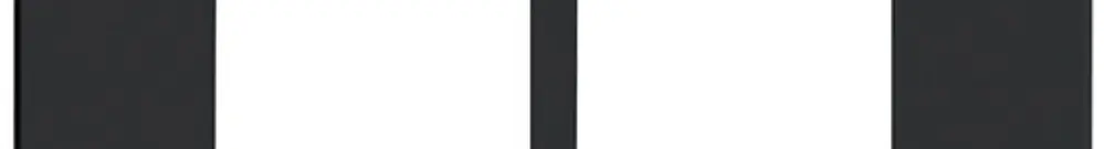 Montageplatte Hager FLF 3/5 3×2 Aluminium eloxiert schwarz 