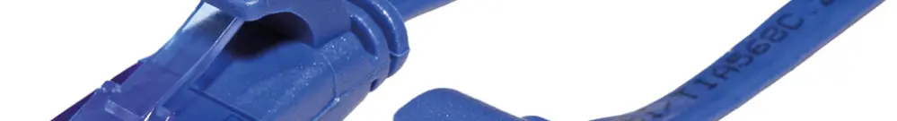 Patchkabel RJ45 VALUE Kat.6A U/UTP AWG32 PVC flach blau 3m 