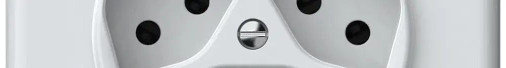 Presa INC origin 3×tipo 13 1×S 10A 230V 92×92mm bianco 