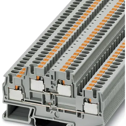 Morsetto 0.2…6mm² connessione a molla grigio 