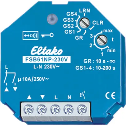 Actionneur de jalousie RF INC Eltako 230VAC 