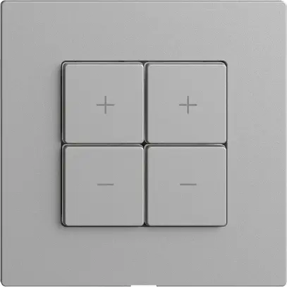 Commande pour variateur 2K/4T Edue Wiser silver 