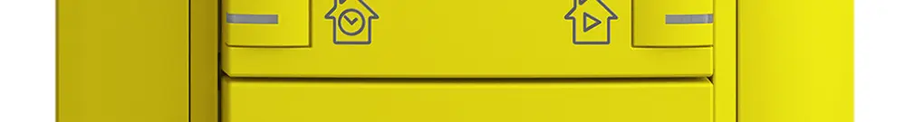 UP-Frontset EDIZIOdue zeptrionAIR Dimmer mit Bez. mit LED lemon 