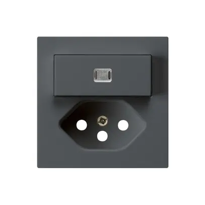 Kit frontal kallysto 60×60 anthracite a.lentille pour combinaison S3/T13 