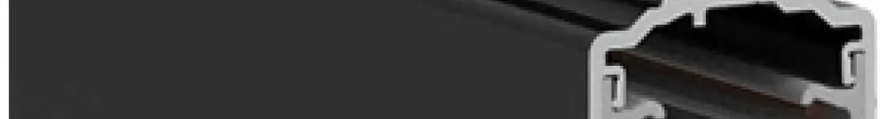 Rail conducteur AP Sylvania OneTrack 250…440V 3 ph aluminium 2000mm noir 