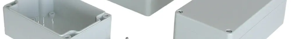 Scatola normalizzata Rose PC senza alogena, 120×160×90mm grigio chiaro 