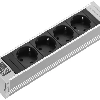 Distributore di corrente Rittal DK 7856.100 250mm 4×SCHUKO 230V 16A 