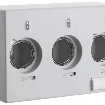 Portafusibile AP weber.uniline 3×63A DIN3 con copertura e fissaggio rapido 