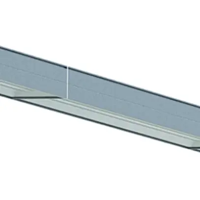 Pezzo intermedio DOTLUX LINEAplus 1500mm cablato argento 